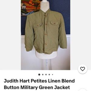 JH Olive Green Linen Blend Jacket and Pant